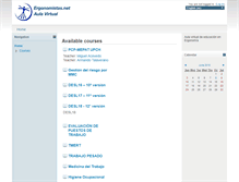Tablet Screenshot of ergonomistas.net